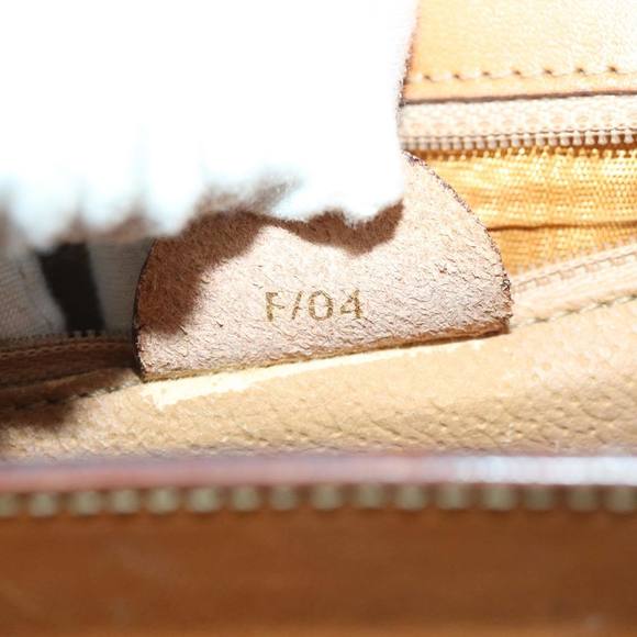 CELINE Macadam Canvas Hand Bag PVC Brown Auth 69272 - Picture 12 of 16